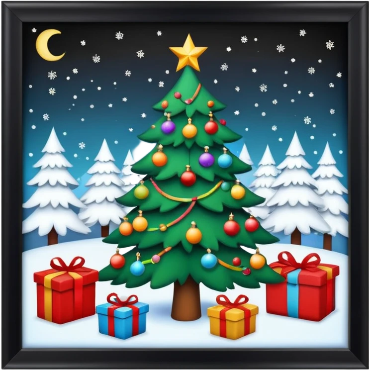 Christmas setting emoji