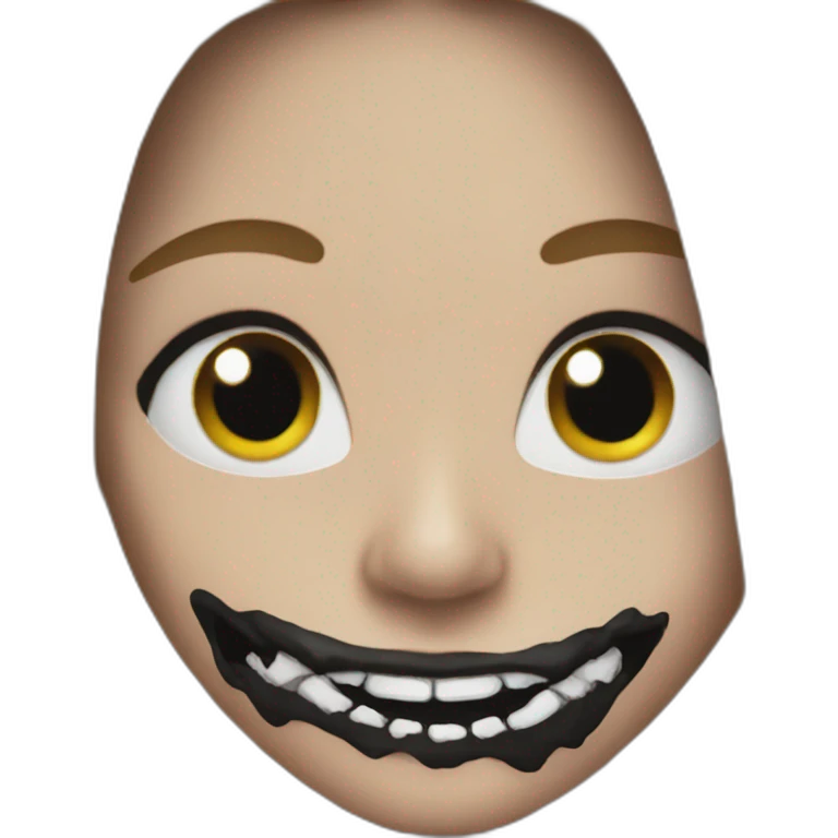 Death metal make up emoji