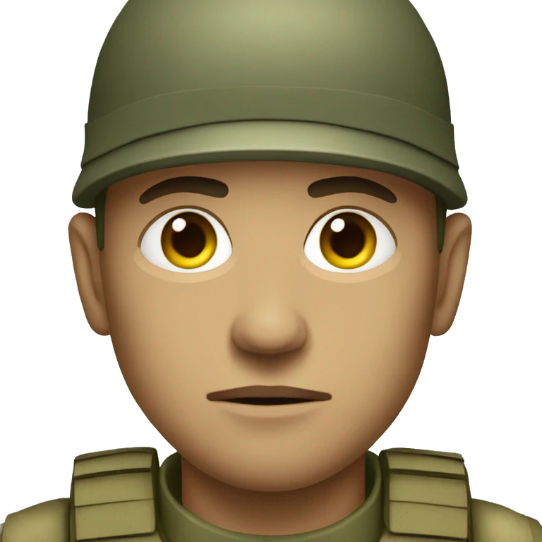 military serious soldier emoji