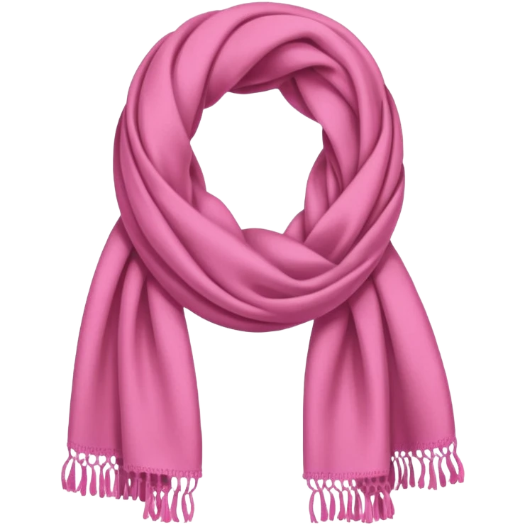 pink scarf  emoji