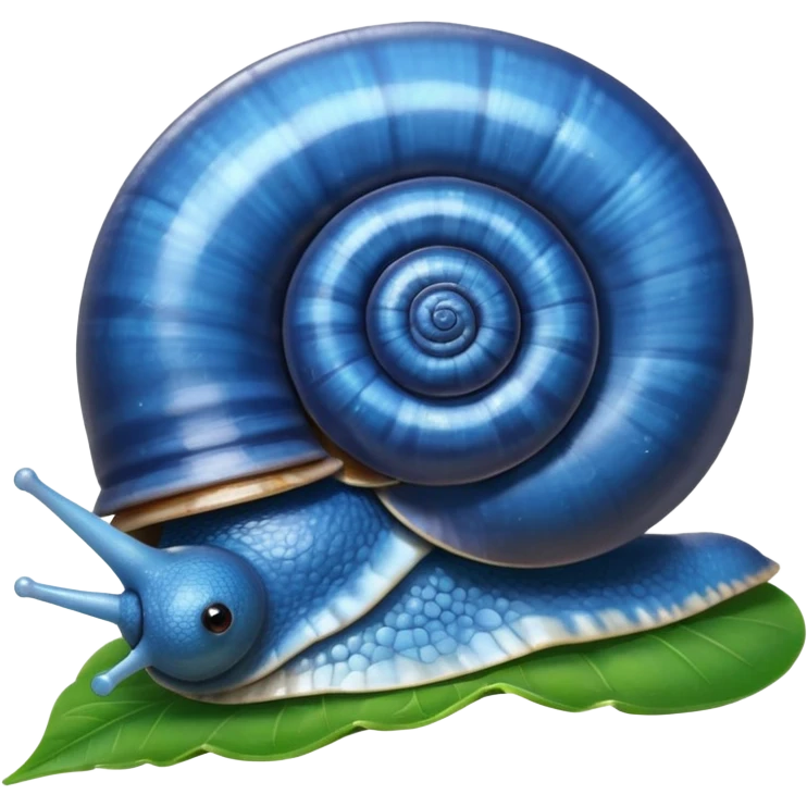 blue garden snail emoji