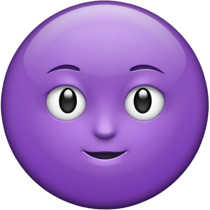 Rond violet normal emoji