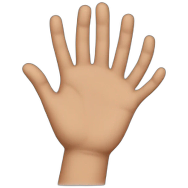 hands back emoji