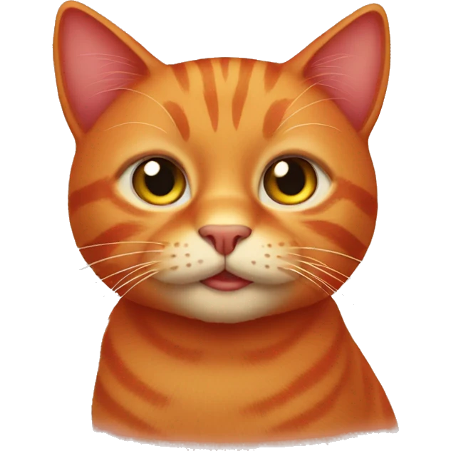 Red Cat emoji