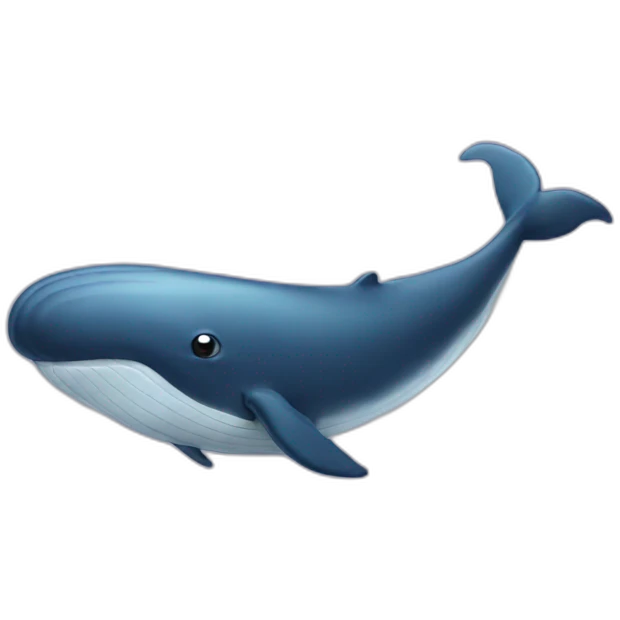 Whale showing don't know emoji