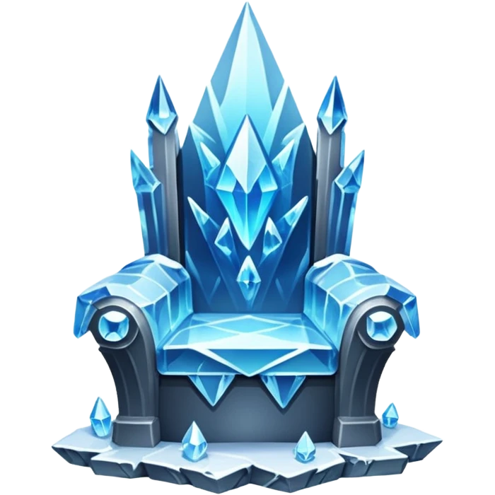 Crystal ice throne emoji
