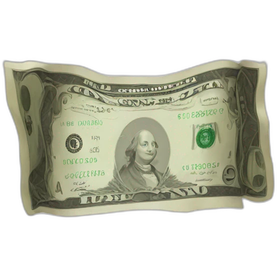 billets dollars emoji