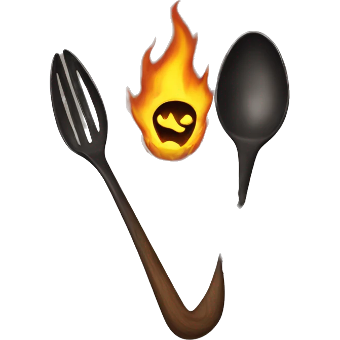Burnt spoon emoji