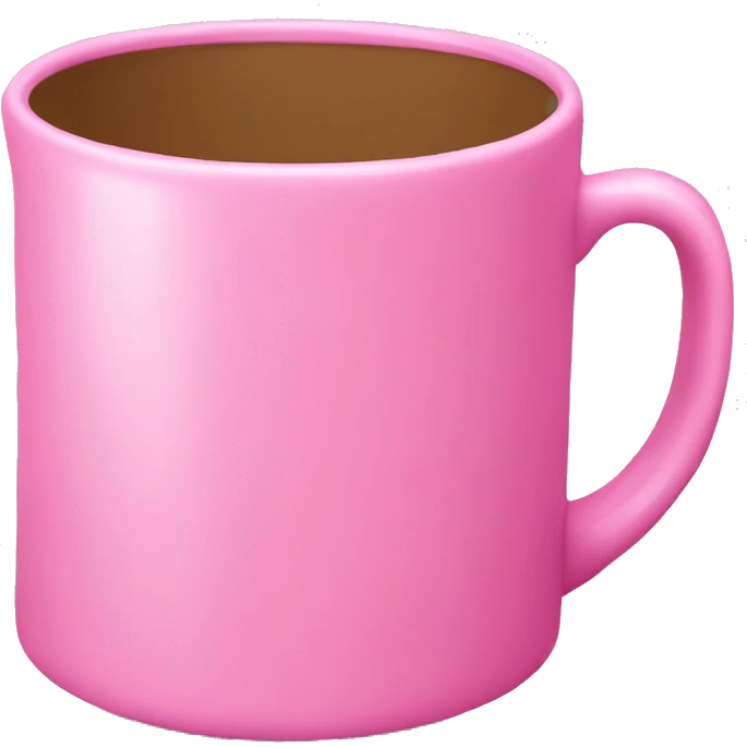 Pink mug emoji
