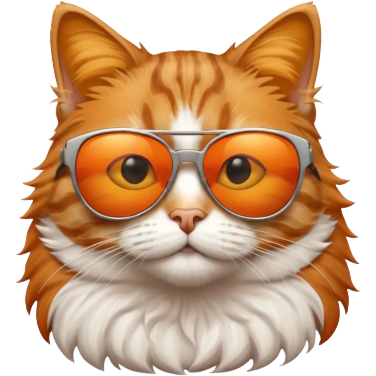 Cat wearing sunglasses emoji