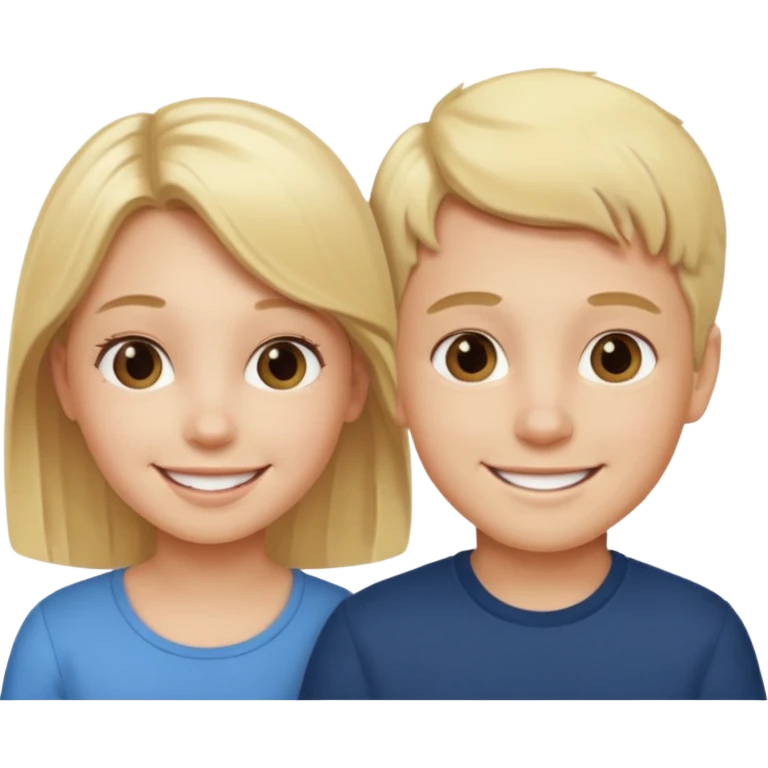 boy and girl twins emoji