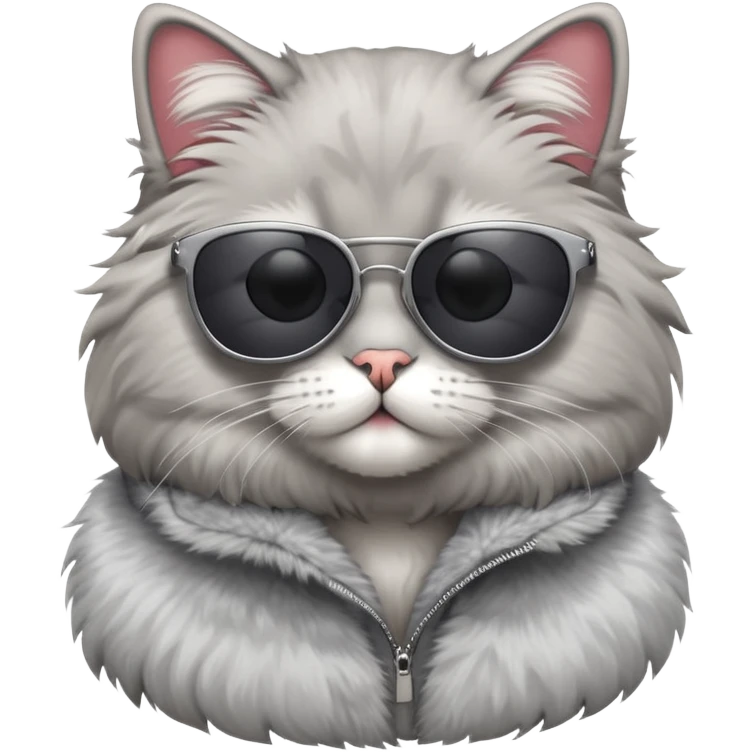 Cat wearing sunglasses emoji