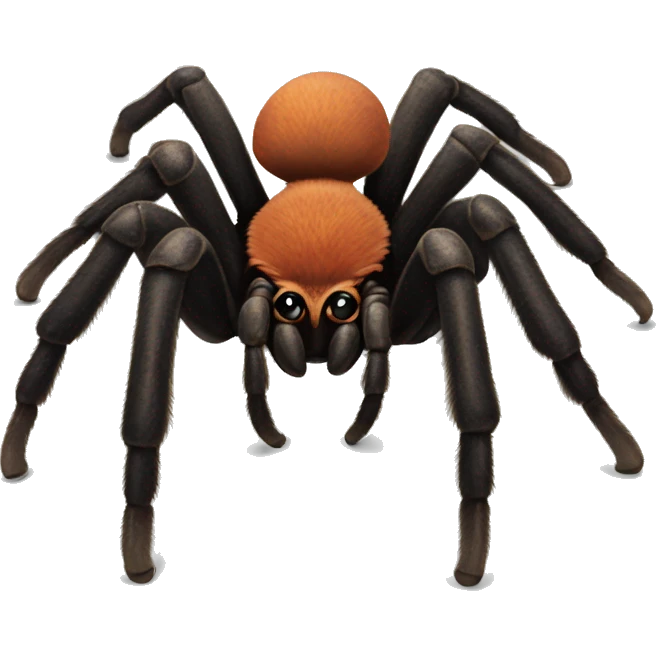 Red knee tarantula emoji