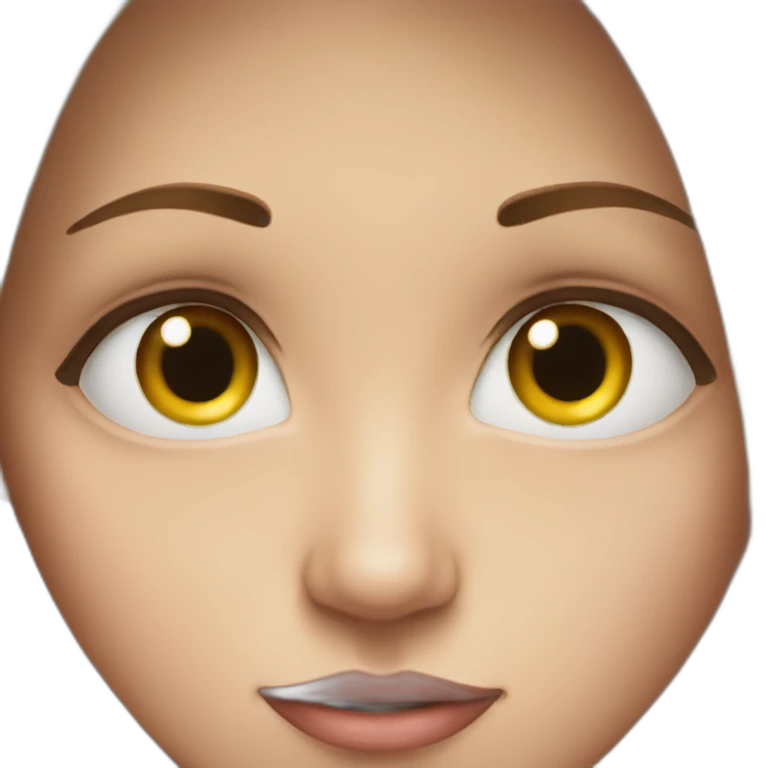 mysterious gaze captured in V emoji
