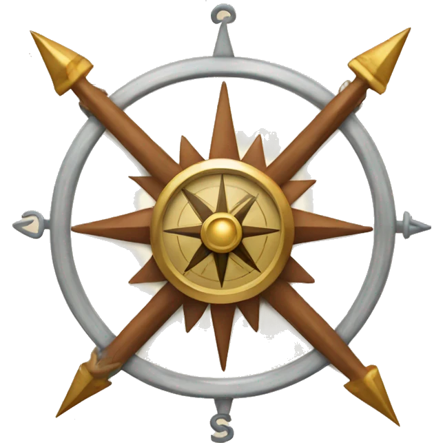 cupid's compass emoji