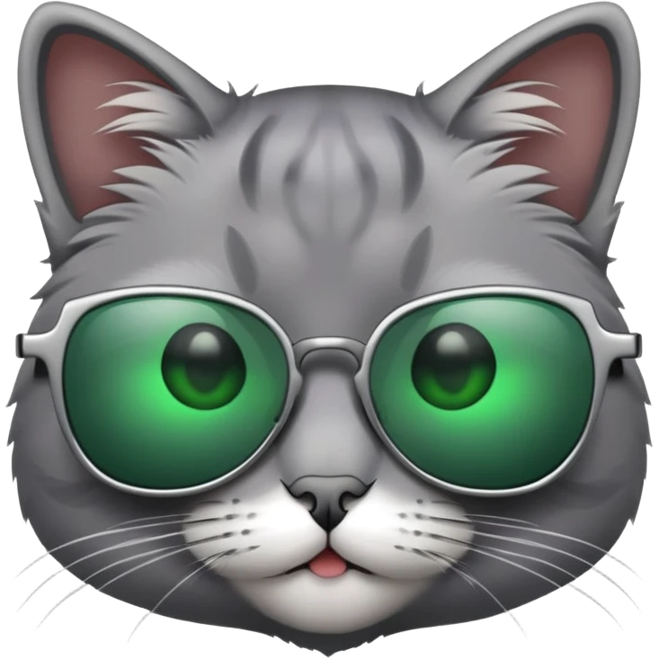 Cat wearing sunglasses emoji