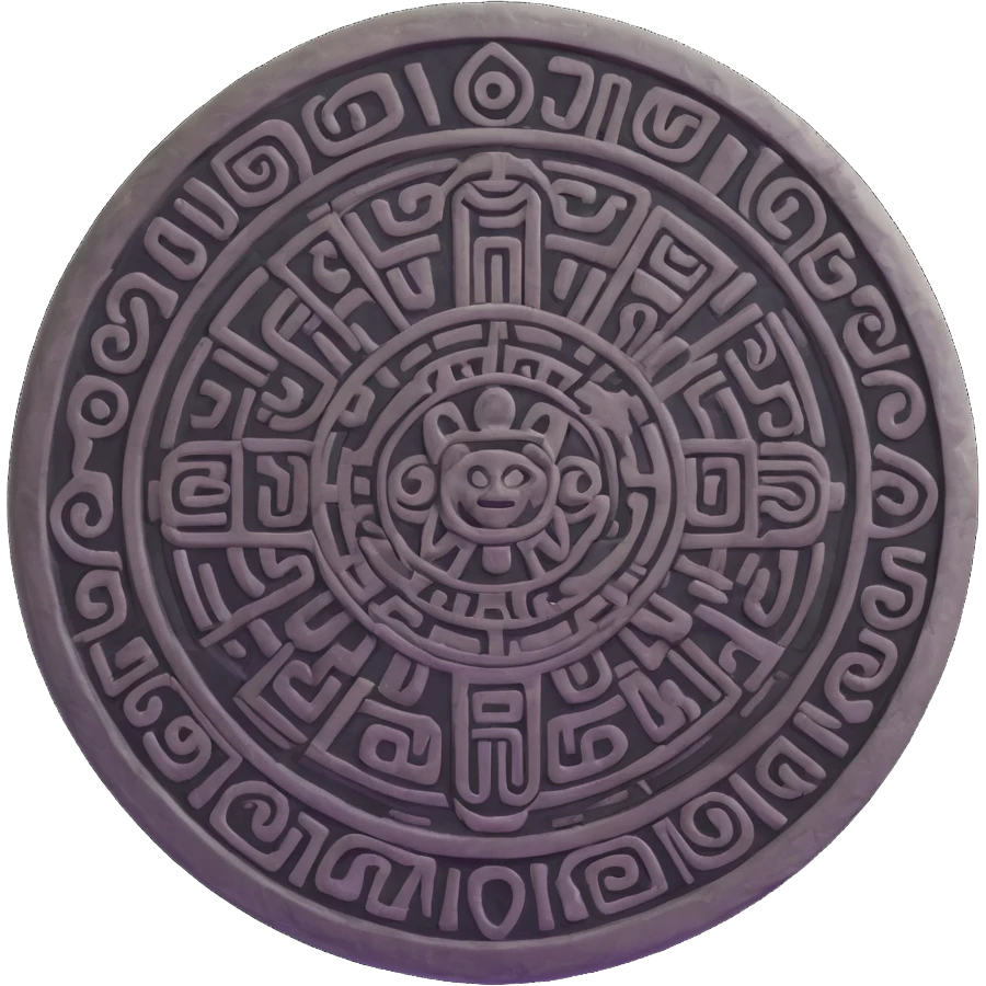Mayan calendar stone emoji