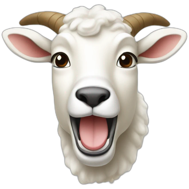 Chèvre chante emoji