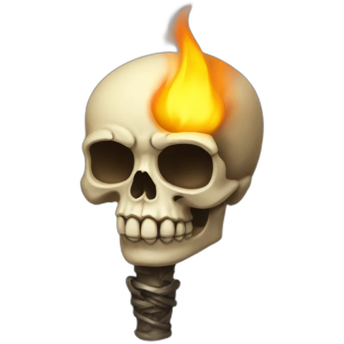 skull-torch emoji