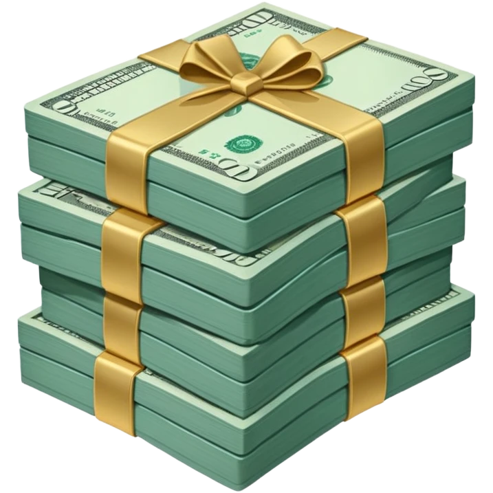 Teal $1 million dollars emoji