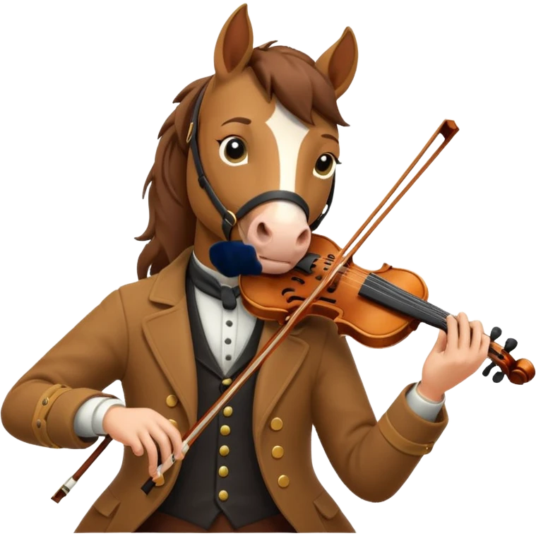 horse Musician emoji
