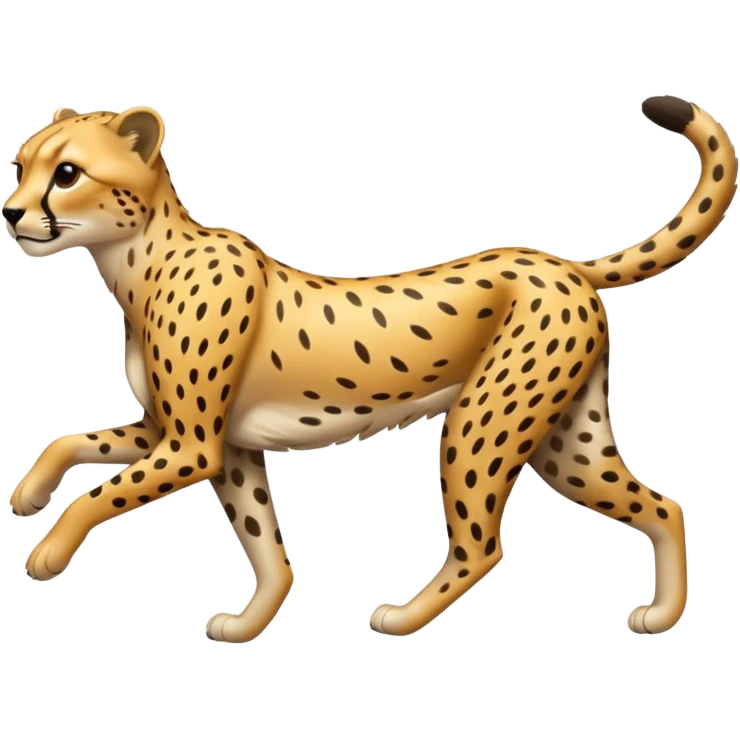 Cheetah running emoji