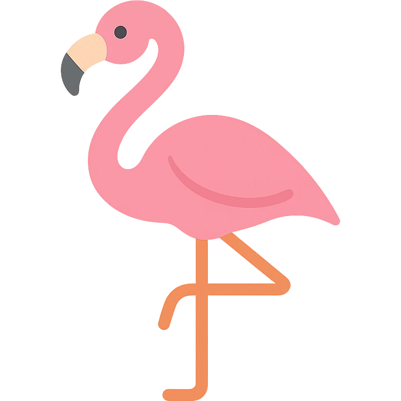 flamingo emoji