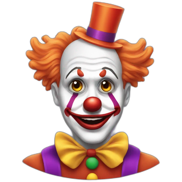 Clown Halloween emoji
