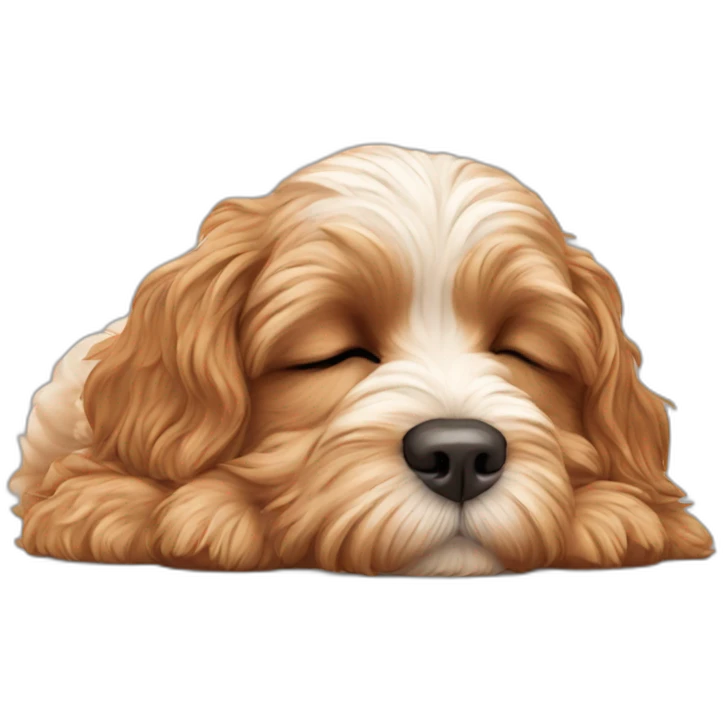 cavoodle-sleeping emoji