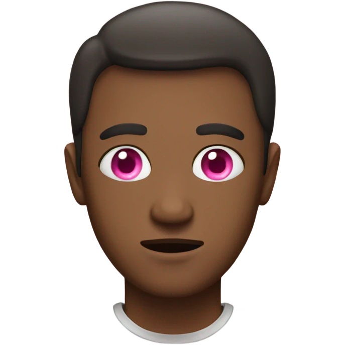 person with pink eye emoji