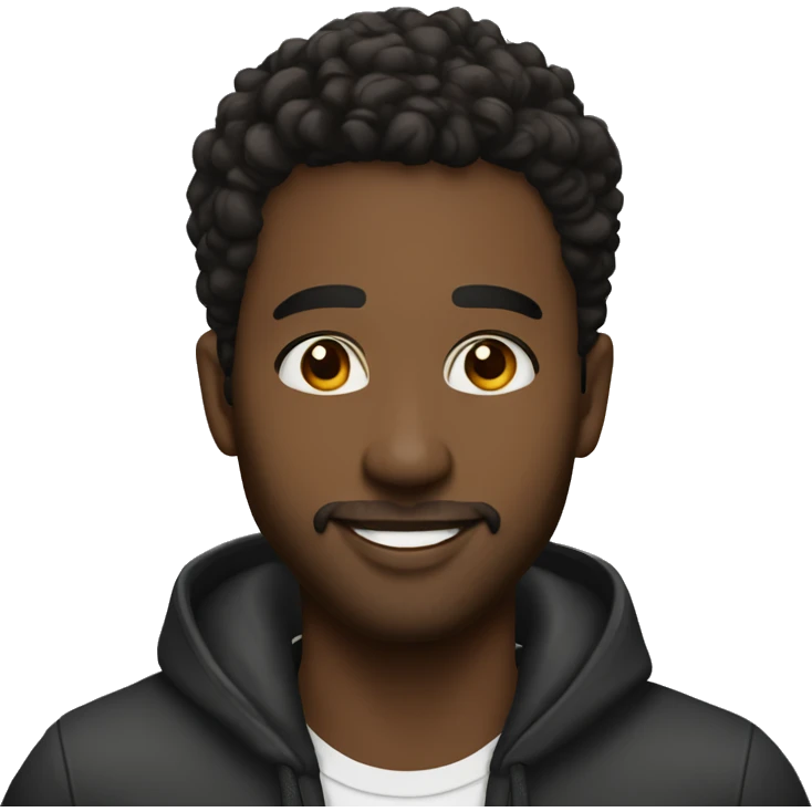 Portrait, American Male, Gay, Feminine 23	Black	Handsome features, soulful brown eyes, infectious smile	Aspiring musician emoji