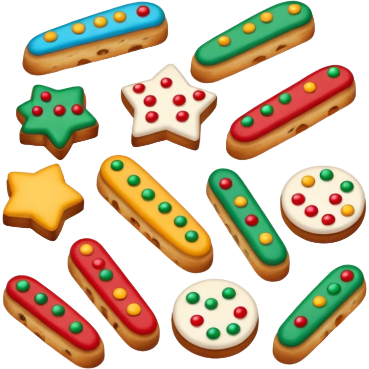 Biscotti natale emoji