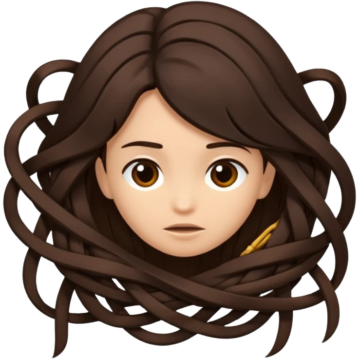 hair falling out emoji