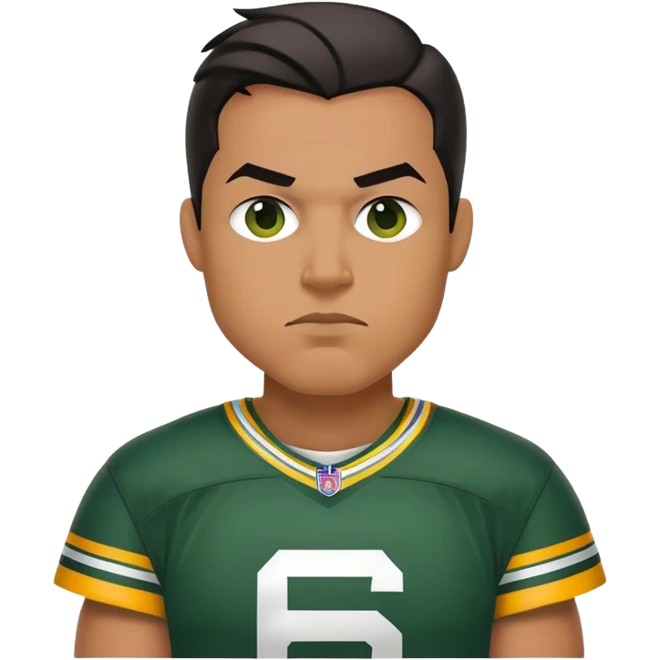 Batman as a Green Bay packers fan emoji