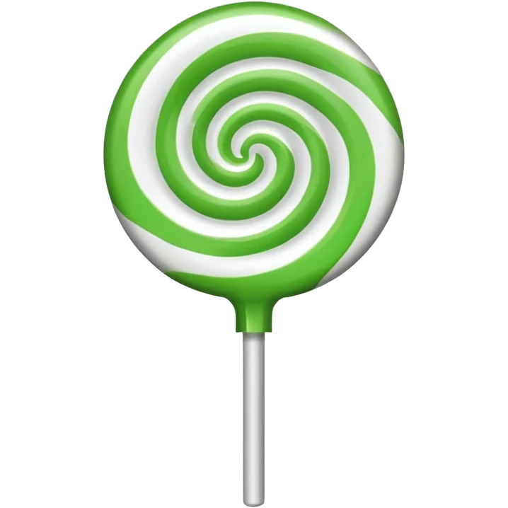 glitter toxic white lollypop 
 emoji