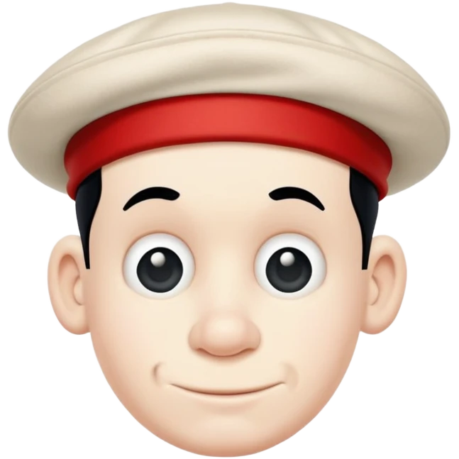 Whimpy from Popeye cartoon emoji