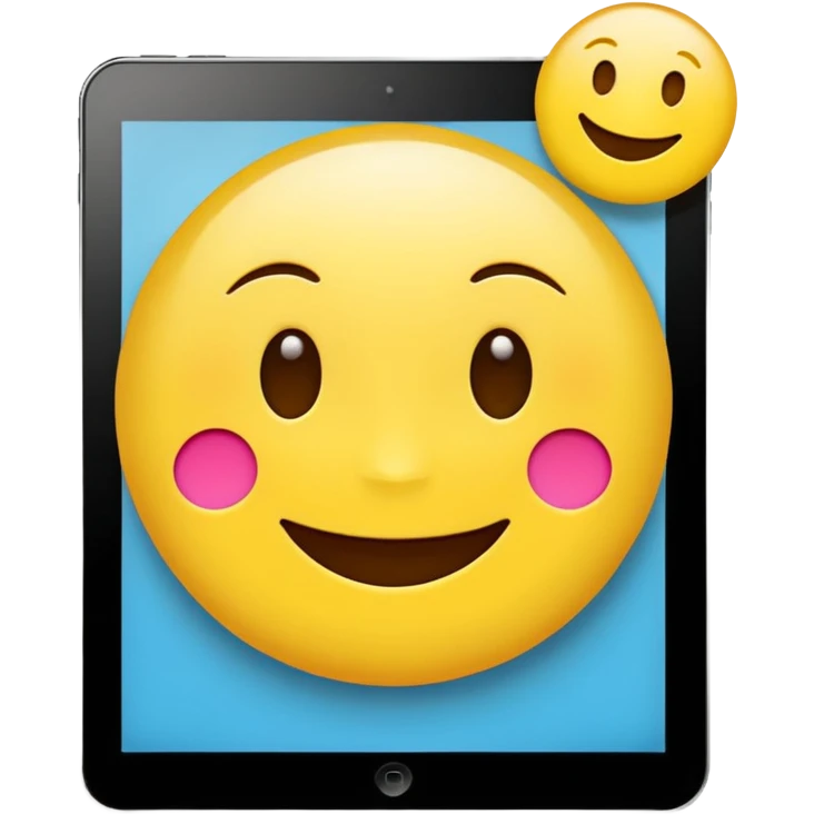 emoji drawing on tablet emoji