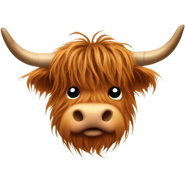 highland cow  emoji