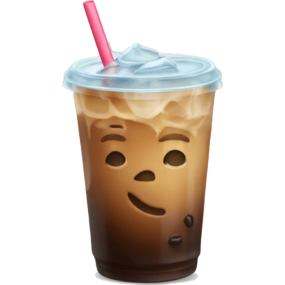 Iced coffee emoji