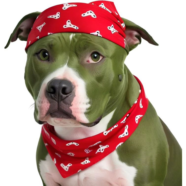 Black and white  pitbull emoji