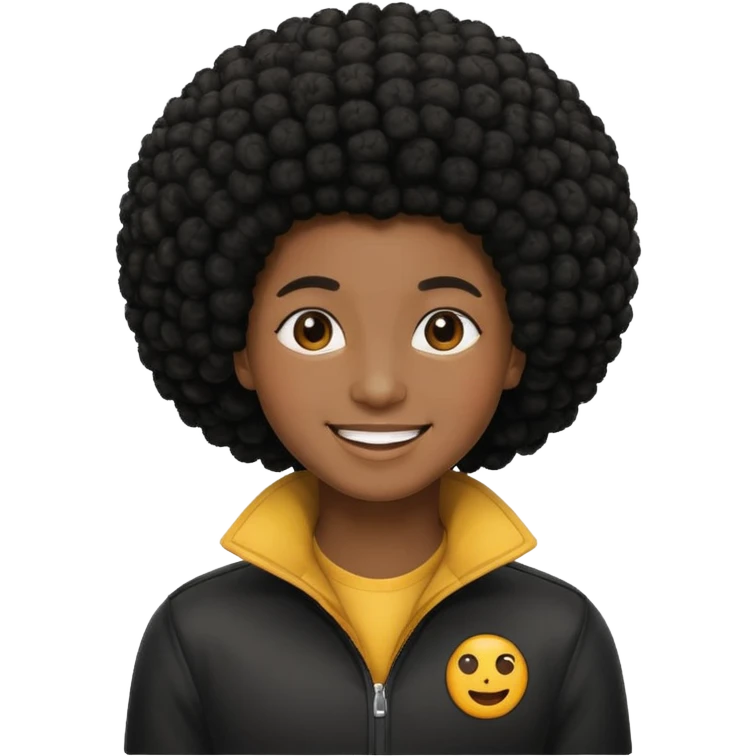 Afro emoji