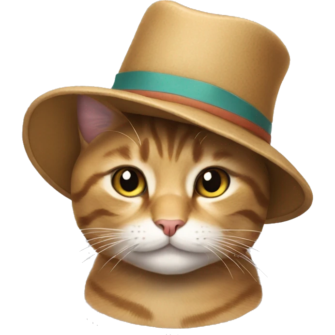 cat with hat  emoji