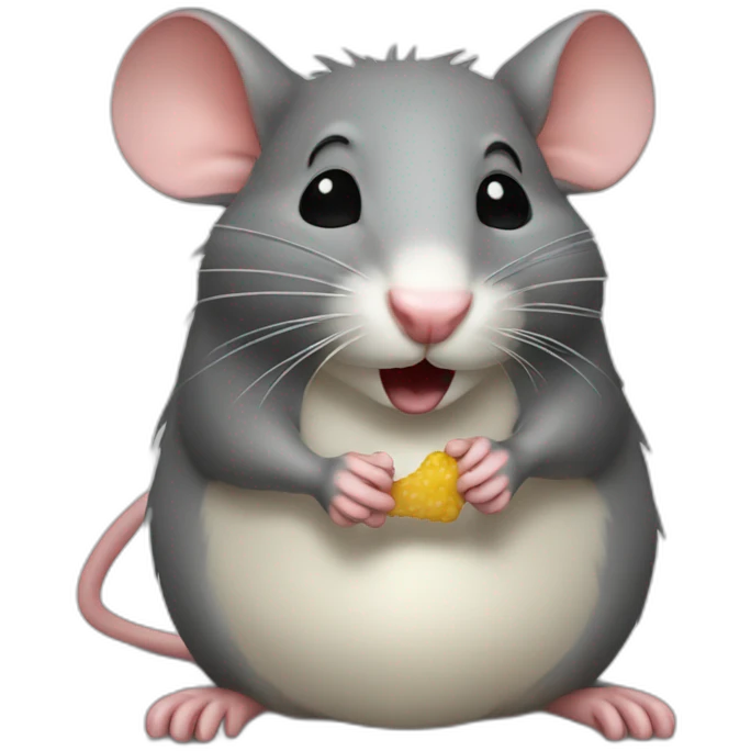 rat kissing a tooth emoji