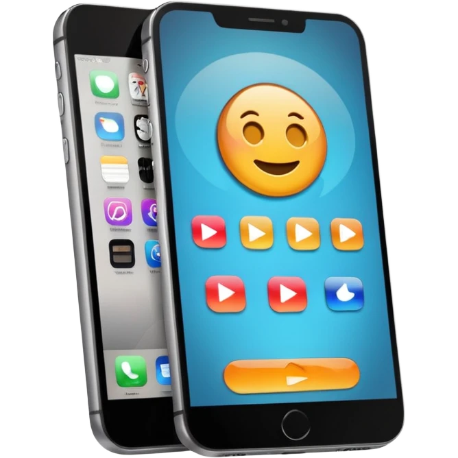 phone streaming emoji