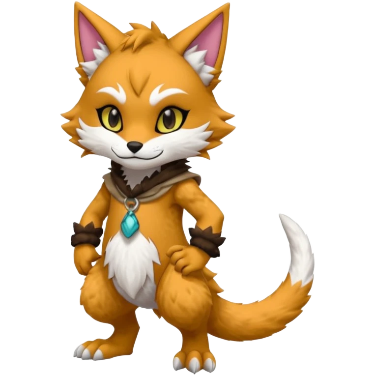 Adorable cute badass Kemonomimi Nekomimi Japanese Anime Kemono Furry Style Vernid-Protogen-Sergal-Fursuit-furry-fursona emoji