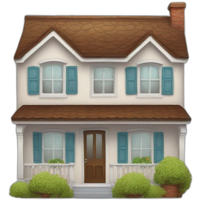 cozy house sparkles with cleanliness emoji