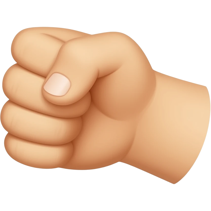 butt emoji with a fist going into it fingers in forearm out emoji