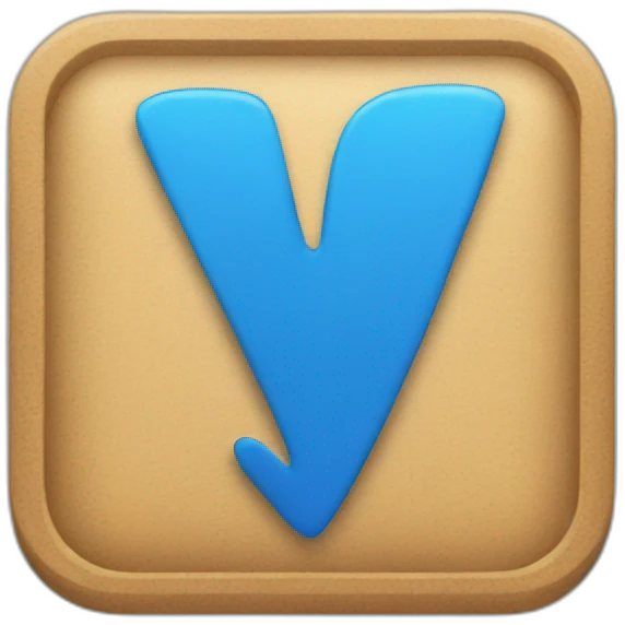 Blue check mark emoji
