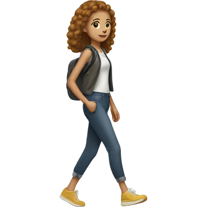 Girl walk emoji