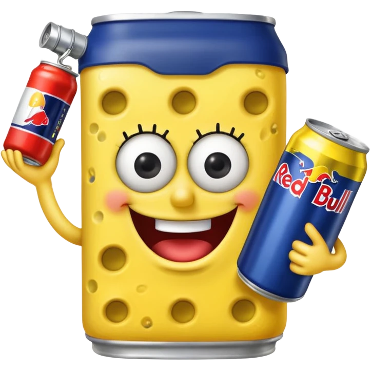 SpongeBob x redbull  emoji